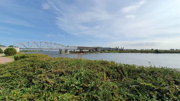 istock Railway bridge over Vistula river in Tczew, Poland 1267512730
