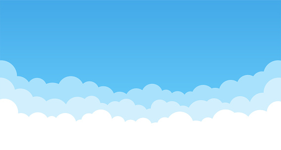 Clouds and Sky Background - Vector Stock Collection