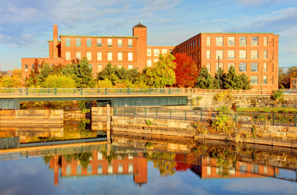 istock Autumn in Historic Lowell, Massachusetts 1267519323