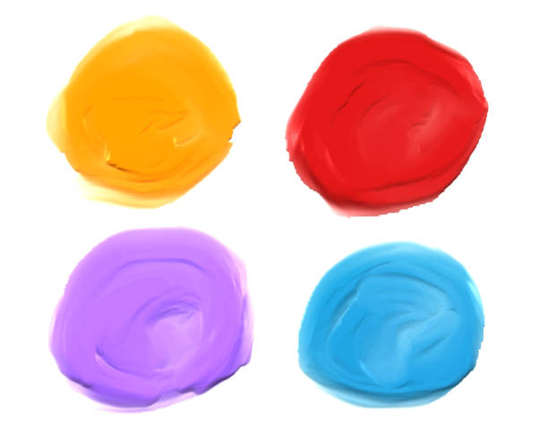 istock set of four acrylic thick watercolor stains 1267523666