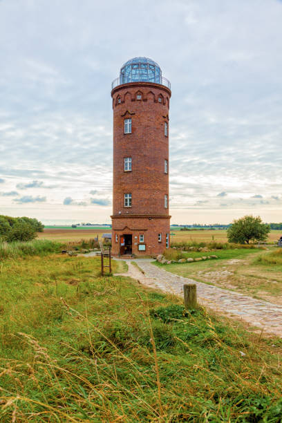 Historic marine navigation tower at Cape Arkona, island of Rügen