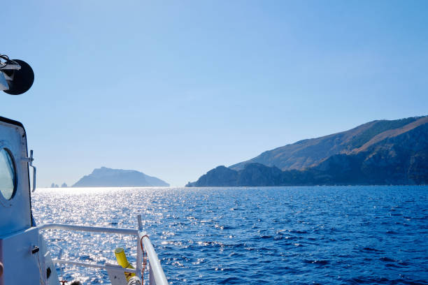 istock Punta Campanella Coastline view from Sea 1267525057