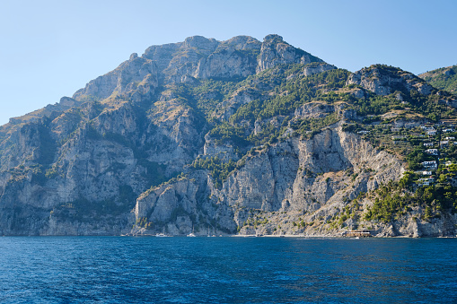 The city of Amalfi, on the Amalfi coast, Italy