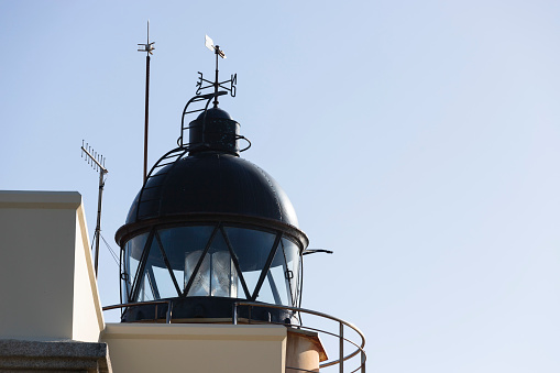 Cape Prior lighthouse in Ferrol Rias Altas region Galicia Spain