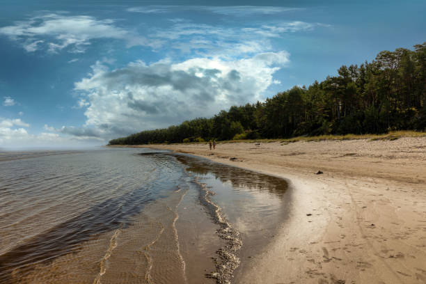 istock Walk on the longest beach in Europe 1267528252