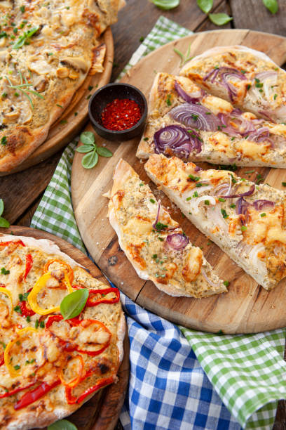 istock Homemade Flammkuchen with onions 1267528349