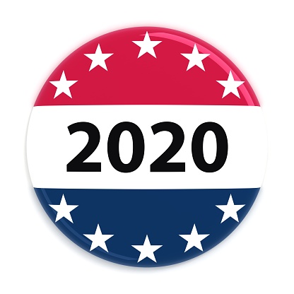US elections 2020 vote badge