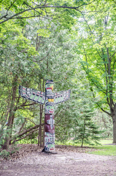 istock Totem pole in Rideau Hall park 1267534278