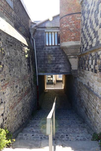 istock Little old alley in Saint Valery 1267534354