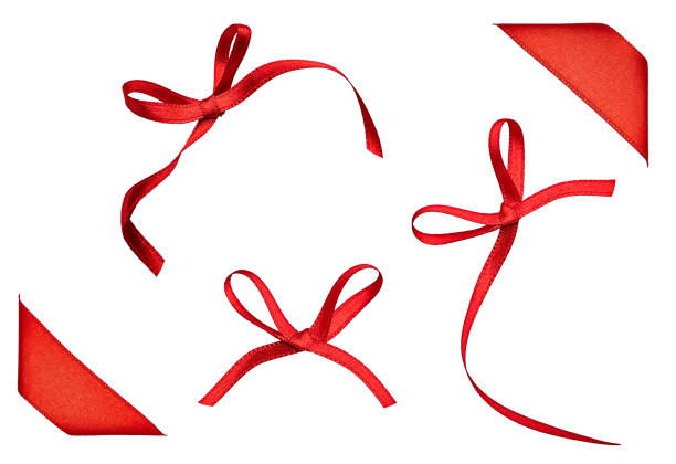 istock ribbon bow card note chirstmas celebration greeting red knot 1267539983