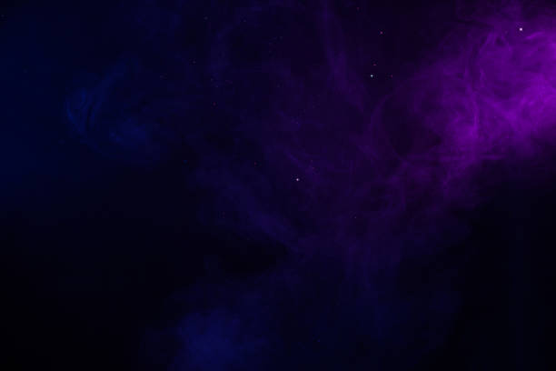 istock Magical glowing smoke with shiny glitter 1267540181