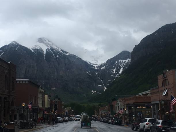 istock View of Telluride on a Rainy Day 1267542508