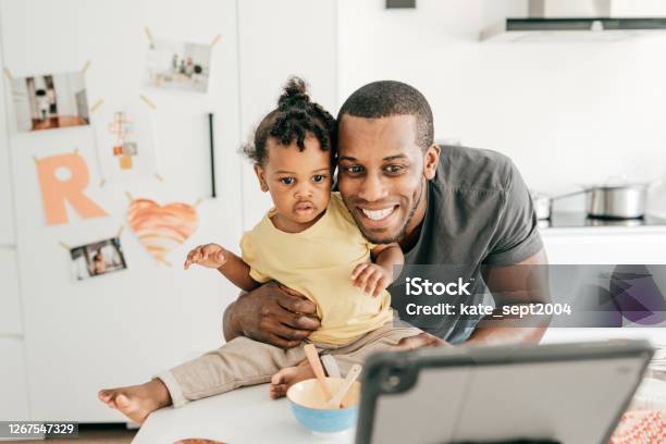 Calling To Grandmother Stock Photo - Download Image Now - Care, Father, Internet