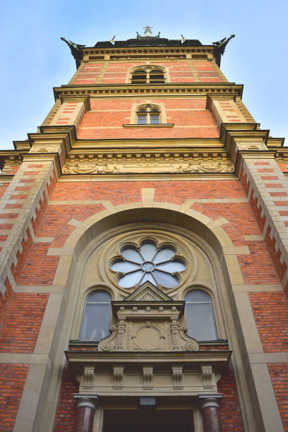 istock Church tower with angel view 1267551283