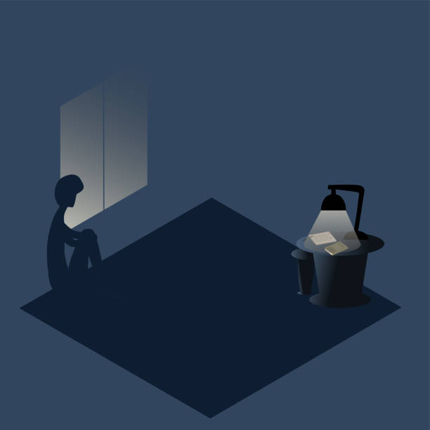 istock Loneliness. A woman alone looking out the window. 1267554774
