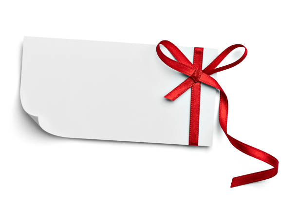 istock ribbon bow card note chirstmas celebration greeting 1267556282