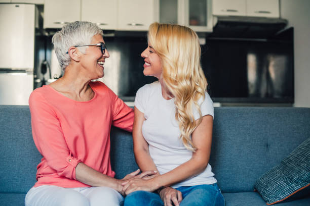 istock Lovely mother and her beautiful daughter 1267558721
