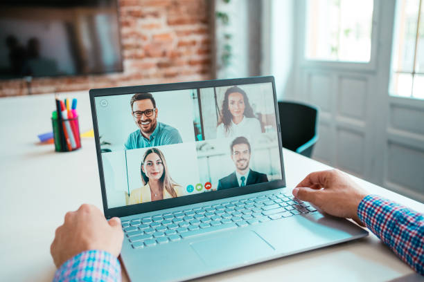 istock Business team in video conference 1267560125