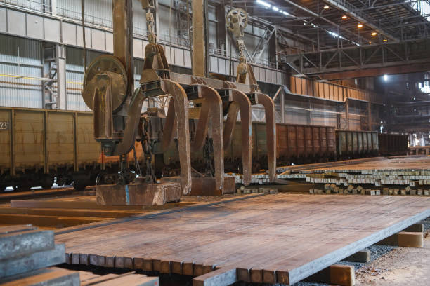 istock Warehouse metal blank. Electroplating plant for the metal 1267567205