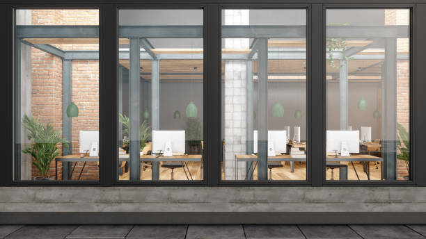 istock Exterior Of A Contemporary Open Office. 1267579193