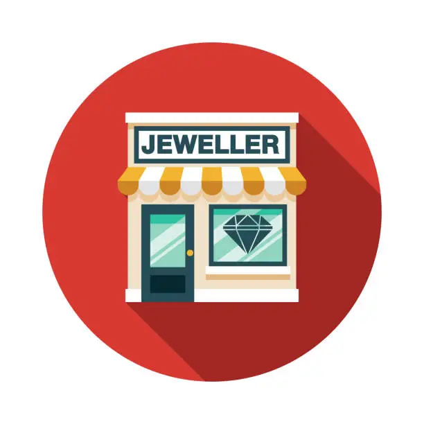 Vector illustration of Jewelry Shop Icon