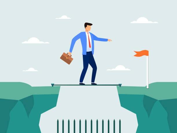Man Taking Risk Png 1,000+ Risk Tight Rope Stock Illustrations, Royalty-Free Vector ...