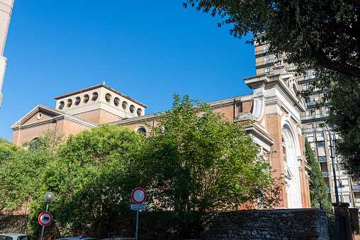 terni,italy august 21 2020:Church of Sant'Antonio in via Curio Dentato in Terni