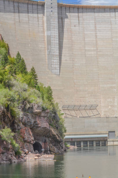 istock Flaming Gorge Dam Reservoir spills into the Green River, Utah 1267598505