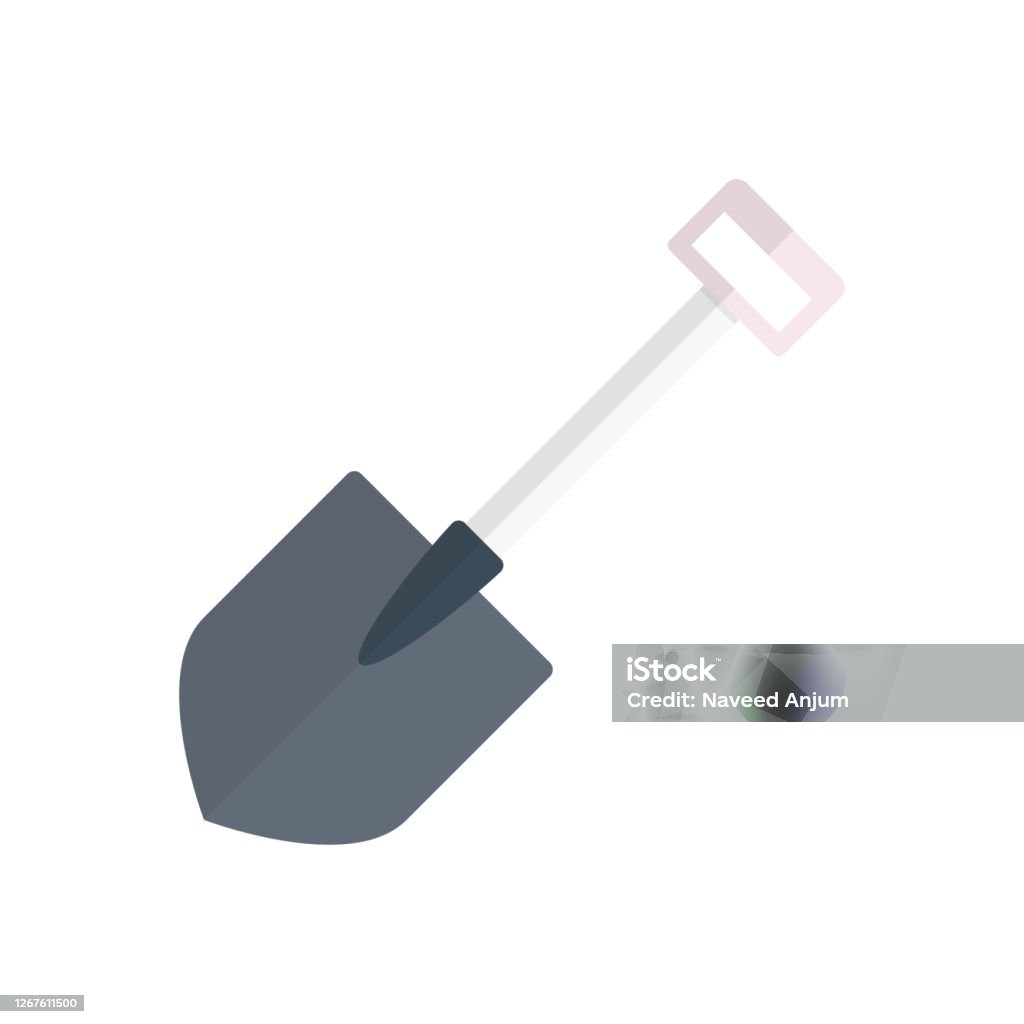 Vector Using Spade Spade Stock Illustration - Download Image Now - Agriculture ...