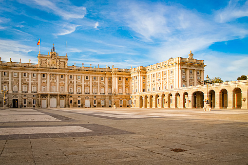 Royal Palace in Madrid, the official residence of the kings of Spain.