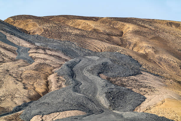 istock Eruption of a huge mud volcano 1267618224