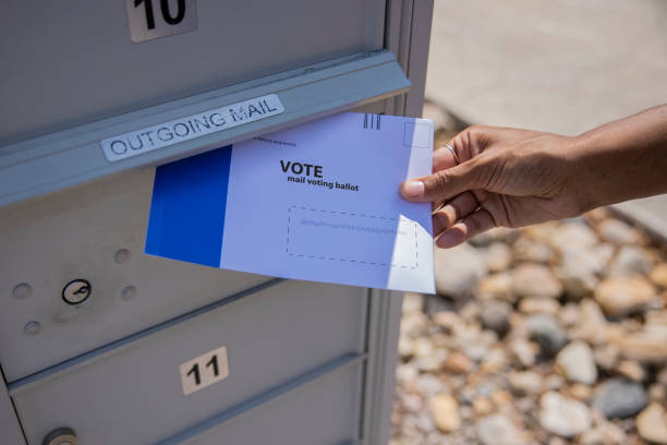 Voting by mail Voting by mail for the 2020 US elections voting rights stock pictures, royalty-free photos & images