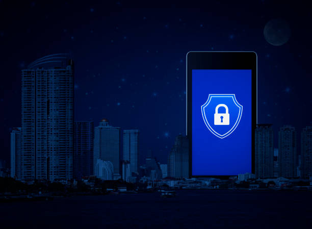 istock Business security insurance online concept 1267624094