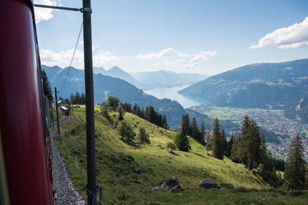 schynige platte bahn - jungfrau bahn - fotografias e filmes do acervo