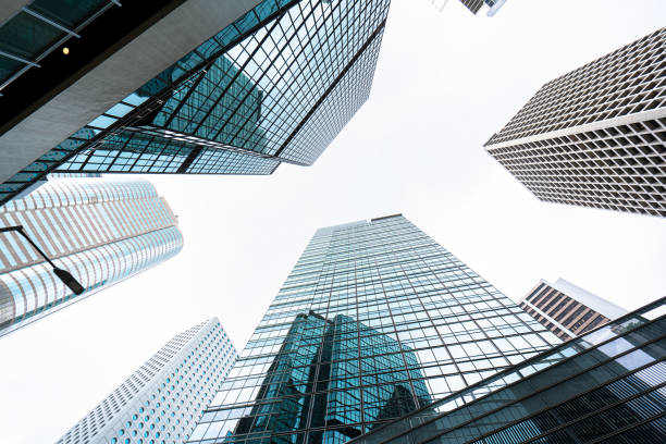 istock Corporate building in Central District, Hong Kong 1267629375
