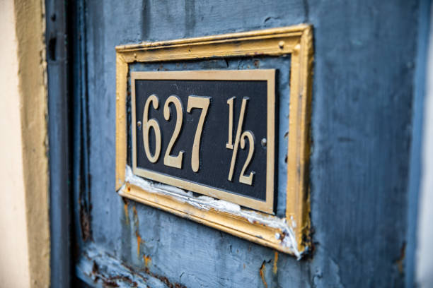 istock A Vibrant Vintage House Number 1267640780