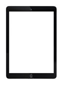 istock Tablet computer display with blank white screen 1267642493