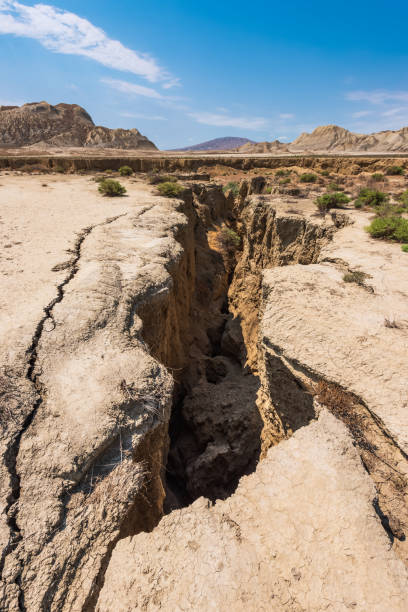 istock Faults of the earth crust, consequence of the earthquake 1267649684