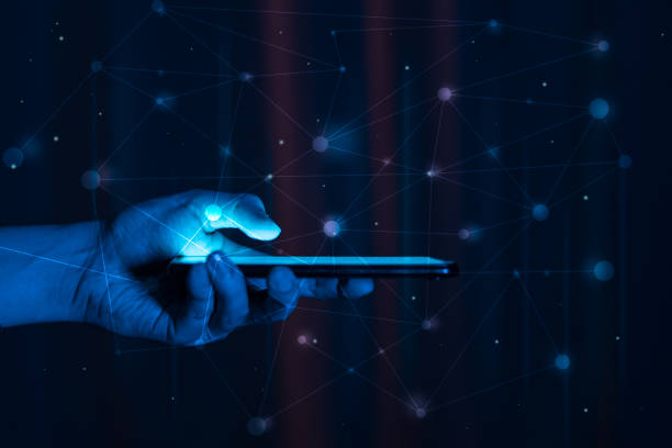 istock Hackers are stealing information, hand holds smartphone. 1267652719