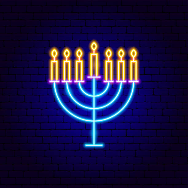 160+ Neon Menorah Stock Illustrations, Royalty-Free Vector Graphics & Clip Art - iStock