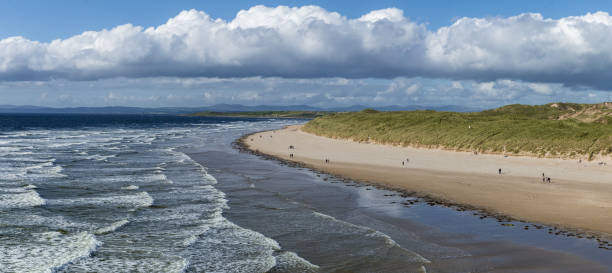 istock Tullan Strand, Wide flat sandy beach in County Donegal, Ireland. Wild Atlantic Way 1267656917