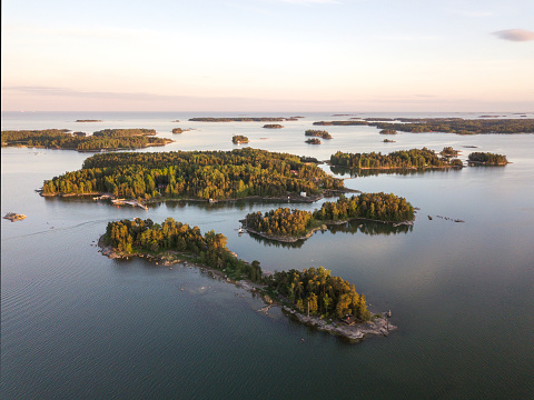 Finnish archipelago near Helsinki on the southern coast.