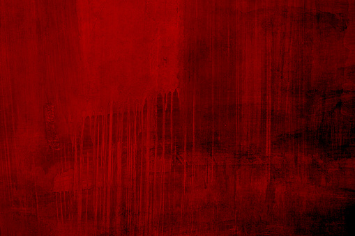 Red dripping paint abstract background