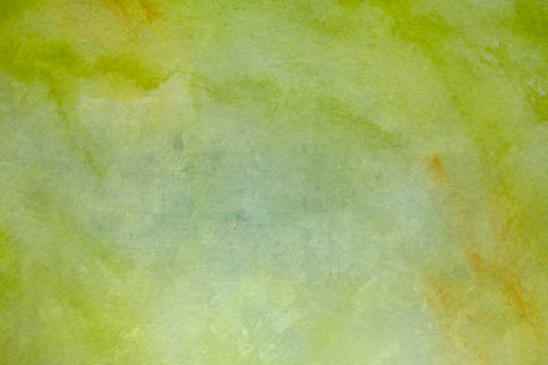 istock Green watercolor background 1267669523
