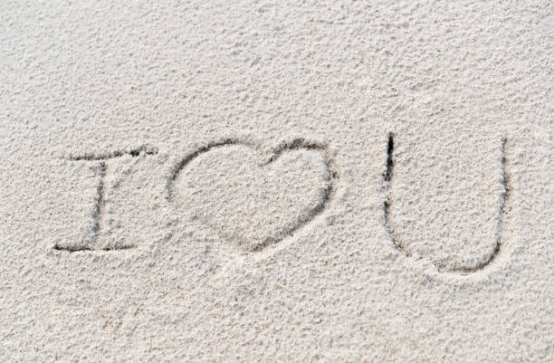 istock The inscription on the sand 1267672417