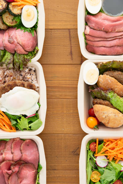 istock the dishes which entered the take-out container 1267678729