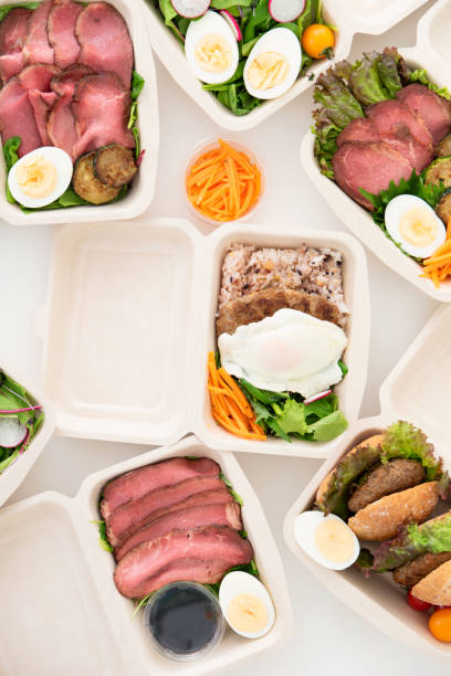 istock the dishes which entered the take-out container 1267678775