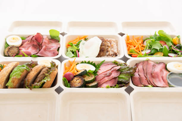 istock the dishes which entered the take-out container 1267678802