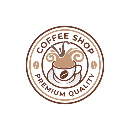 Coffee Logo Design Vector Illustration Retro Vintage Coffee Logo Vector ...