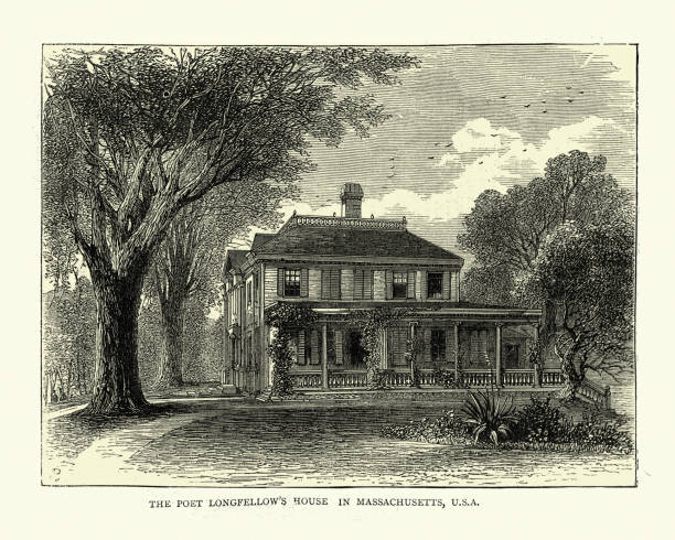 istock Henry Wadsworth Longfellow's House, Cambridge, Massachusetts, 19th Century 1267681208